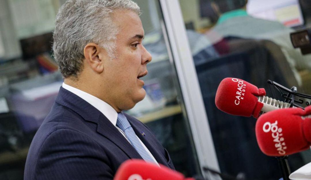 Iván Duque, presidente. 