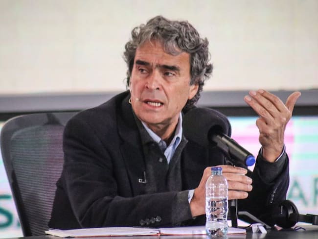 Sergio Fajardo, candidato presidencial, durante el debate decisivo 