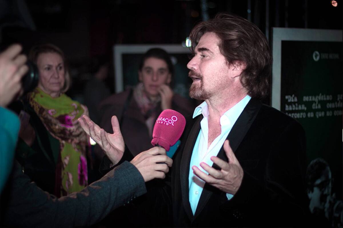 El actor Nicolás Montero.