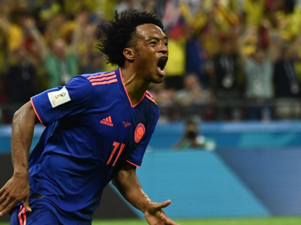 Con el alma: la narración del gol marcado por Cuadrado en Kazán