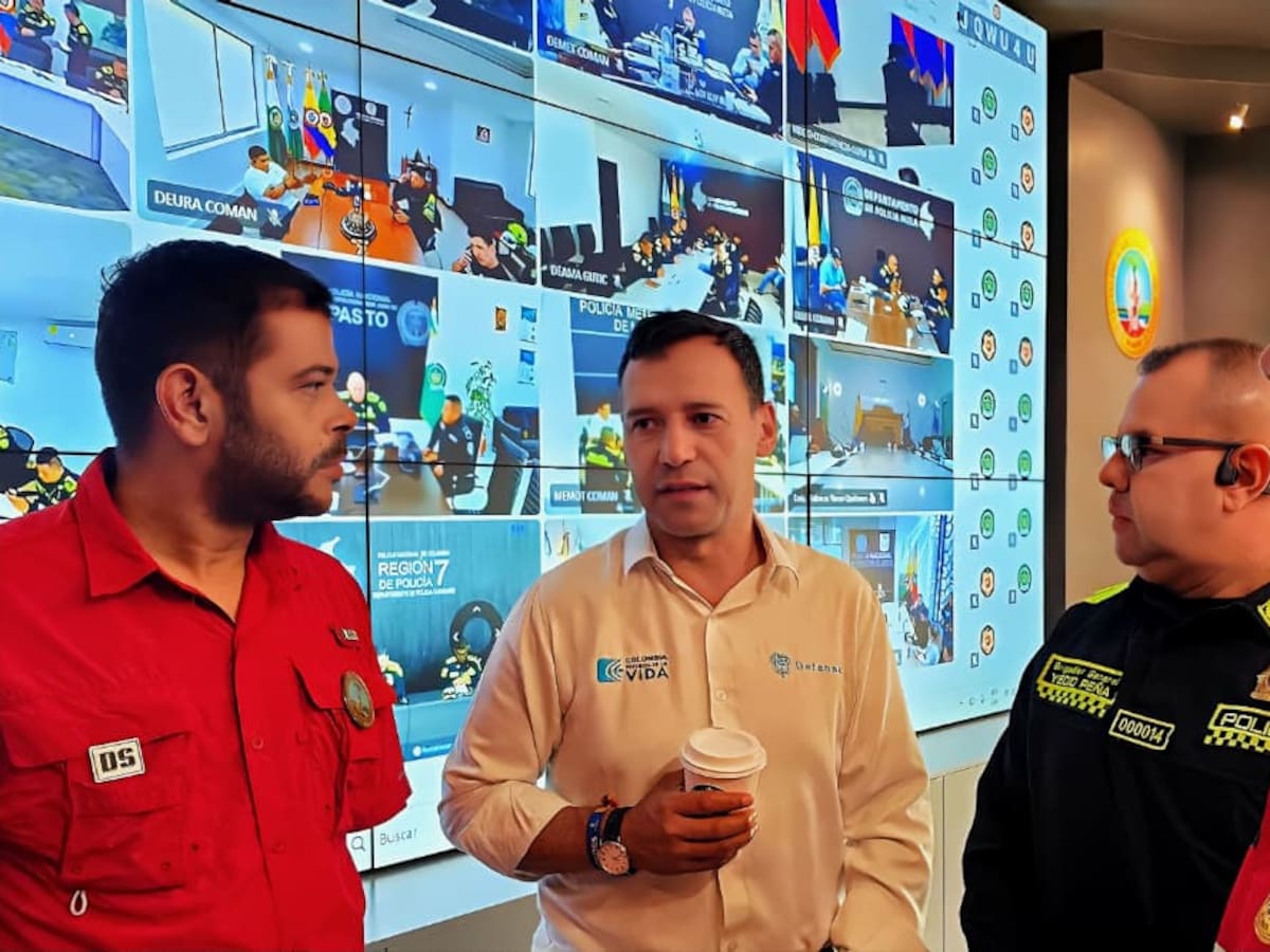Ministro de Defensa lideró dispositivo de seguridad durante marchas en Cartagena