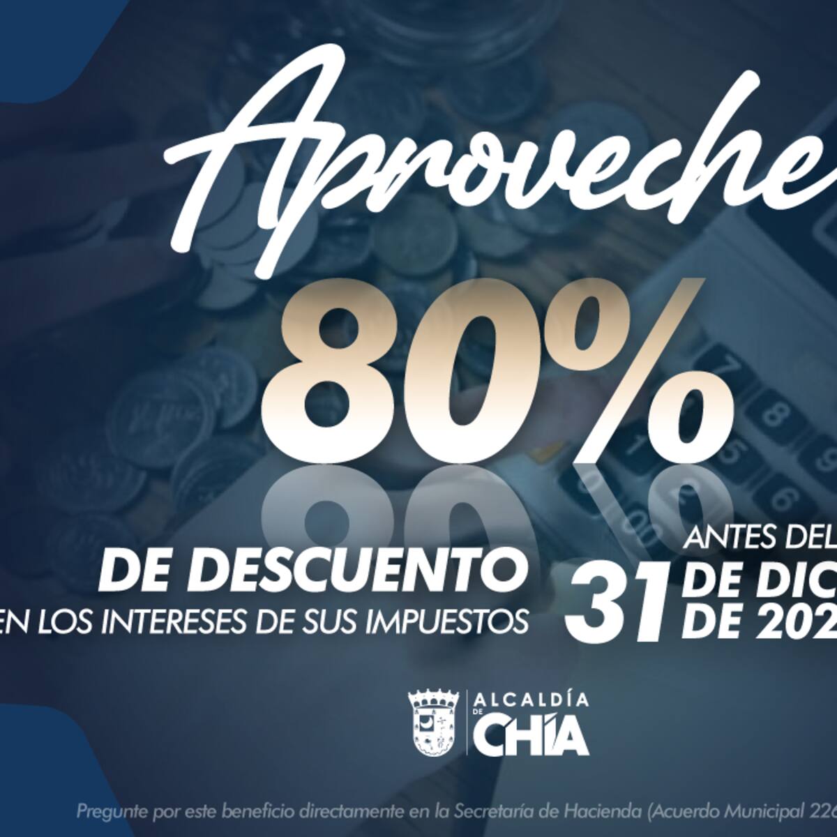 Avanzan las estrategias de recaudo del alcalde de Chía, Leonardo Donoso