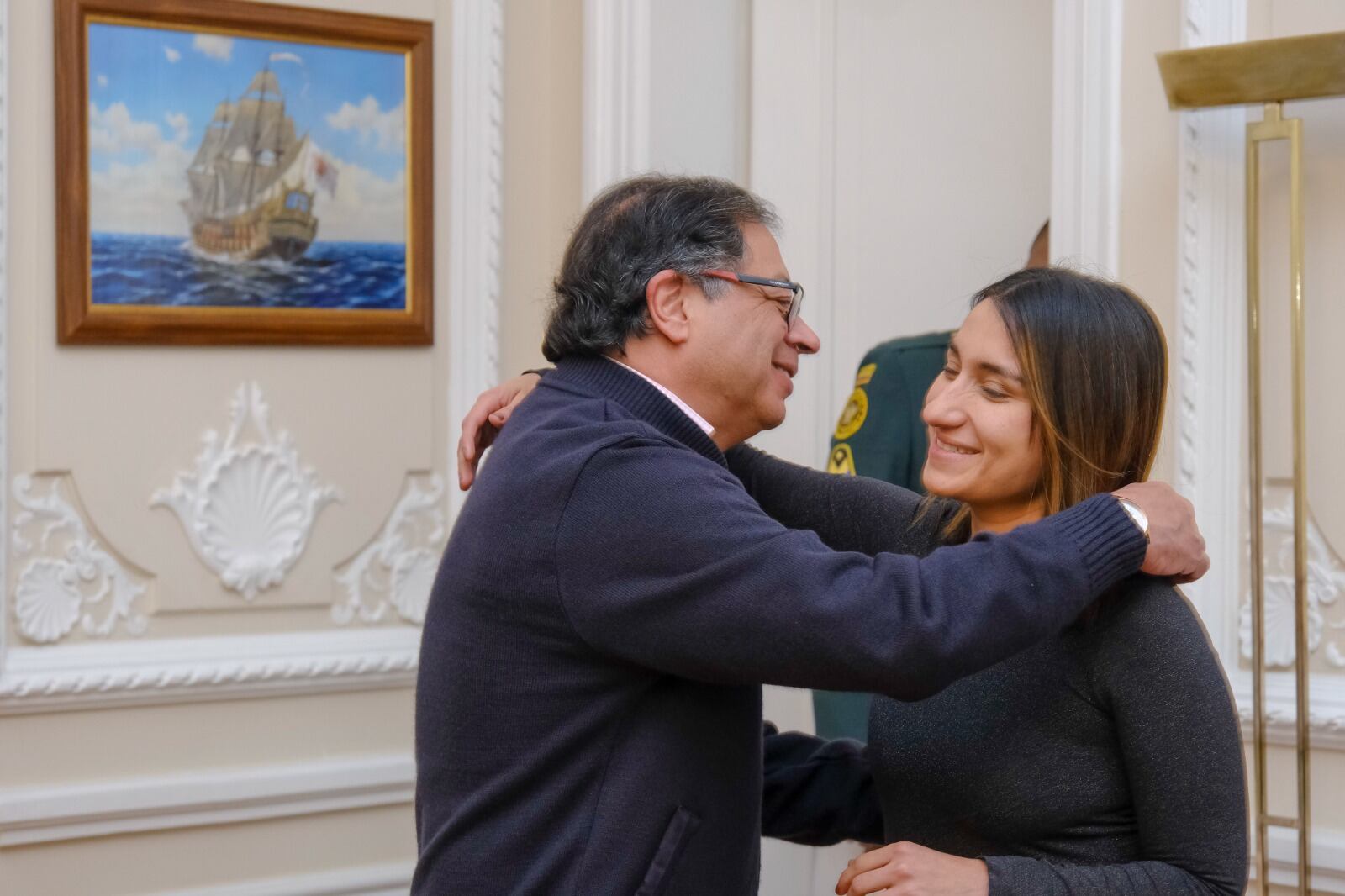 Presidente Gustavo Petro y Laura Sarabia. Foto: Presidencia