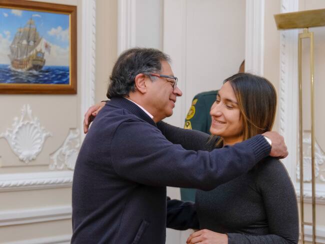 Presidente Gustavo Petro y Laura Sarabia