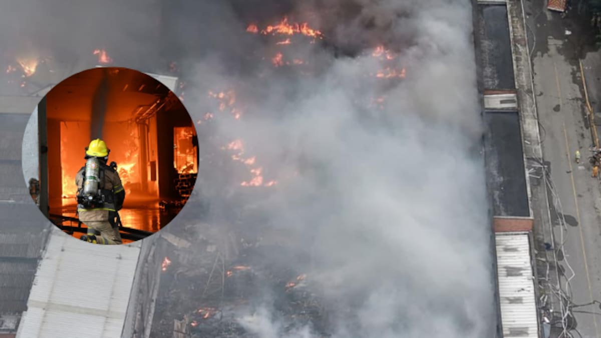 140 personas trabajaron en la extensión del incendio en la fábrica de bicicletas de Itagüí