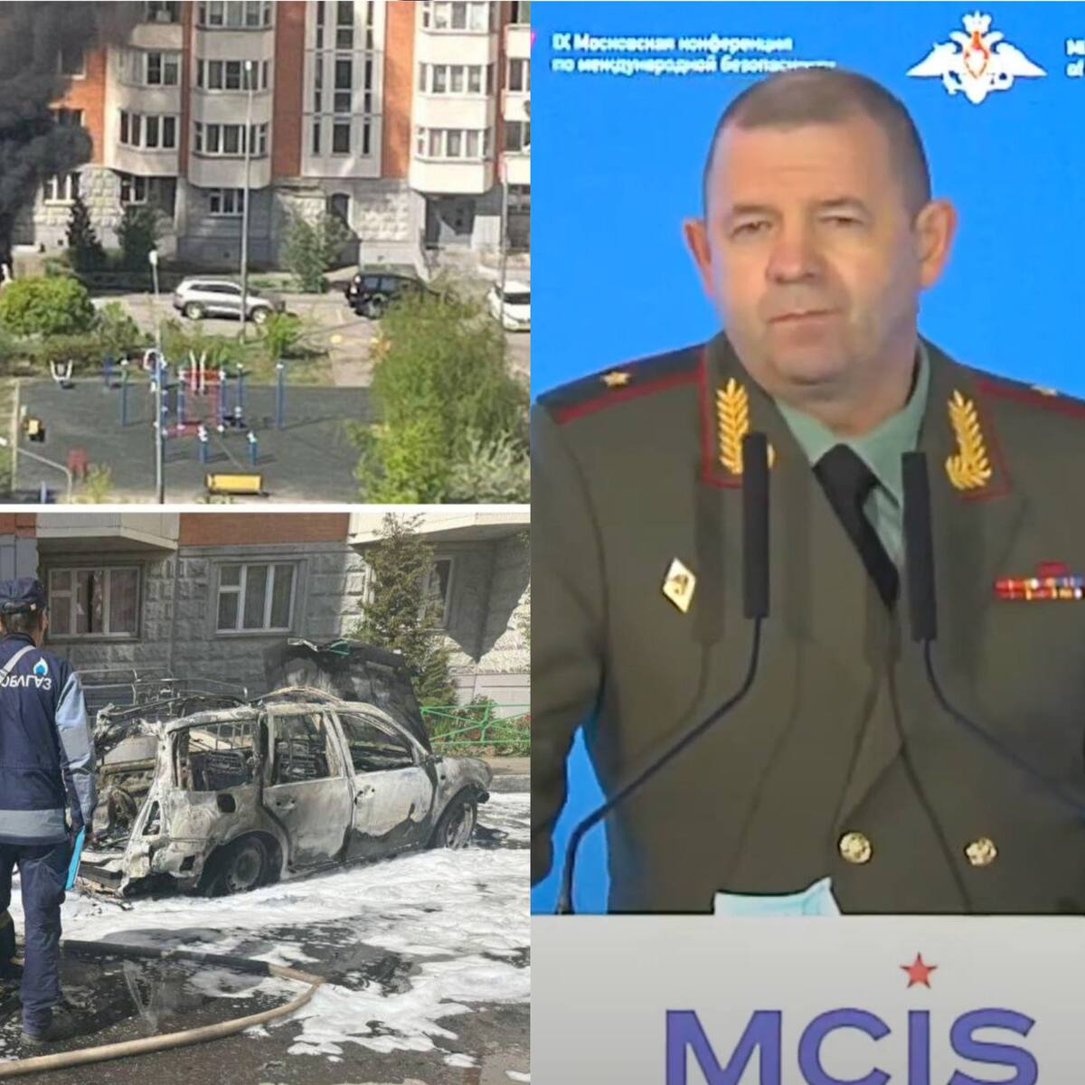 Alto mando ruso muere en Moscú tras explosión de carro bomba