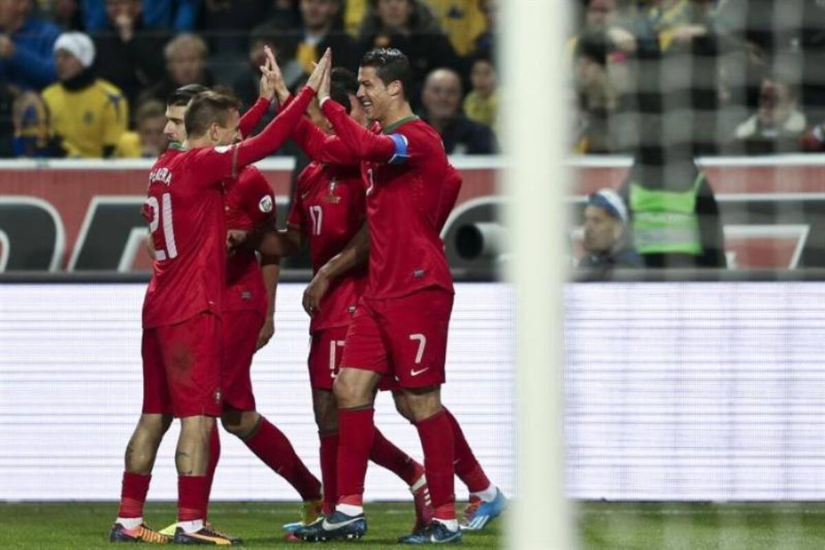 Portugal dejó a Suecia en el repechaje con resultado global de 4-2 para lograr la clasificación al Mundial.