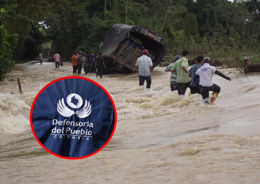 Imagen referencial inundaciones en el Caribe y alerta de la Defensoría del Pueblo.