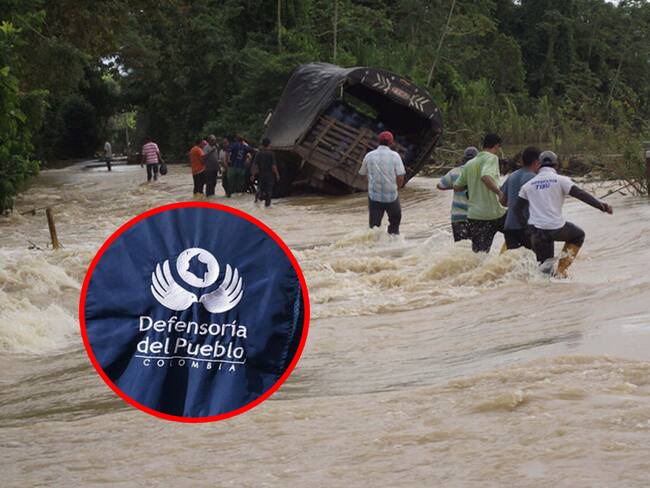 Imagen referencial inundaciones en el Caribe y alerta de la Defensoría del Pueblo.