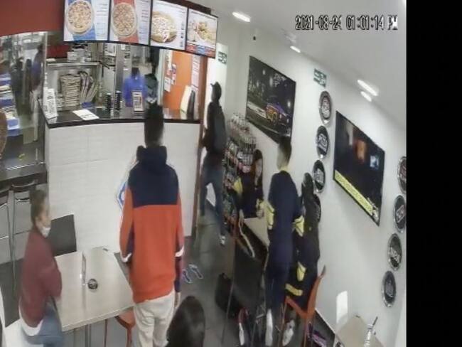 Asalto a una pizzería de la ciudad