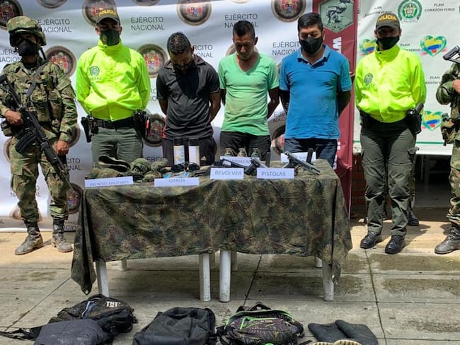 Ejército capturó a presuntos integrantres de disidencias armadas en Cauca