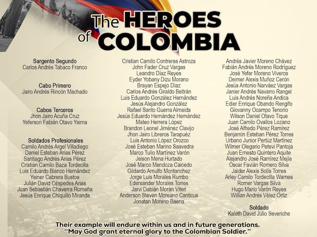 El Quindío también está de luto, por la muerte del Cabo Primero Jairo Andrés Rincón Machado. Foto: Cortesía Ejército Nacional