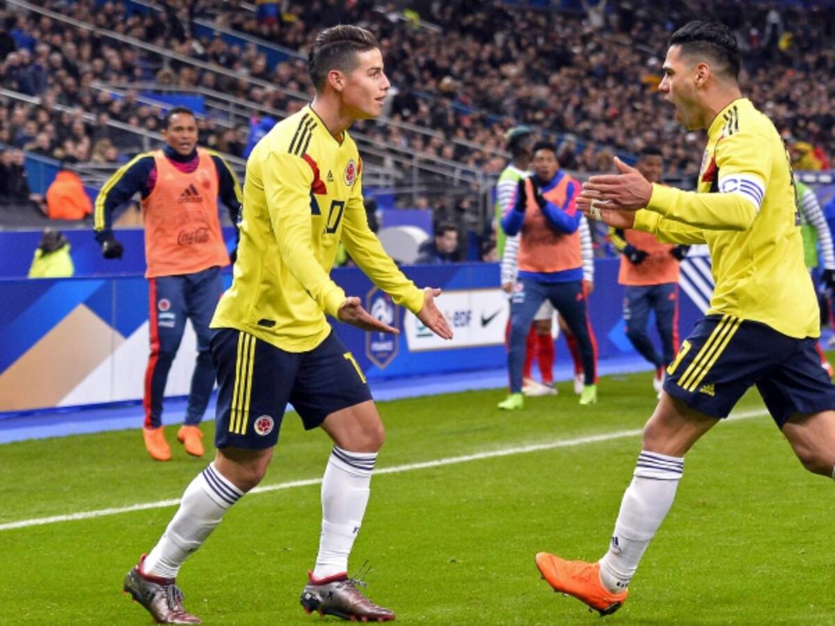 Falcao felicitó a James por su cumpleaños