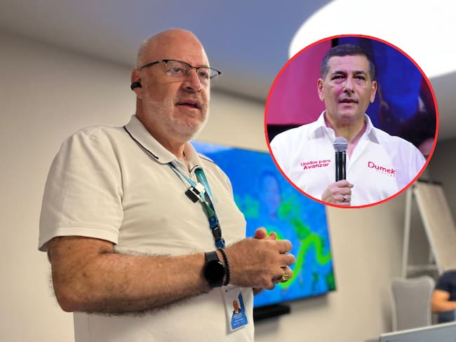 Manuel Vicente Barrera y el alcalde Dumek Turbay (Fotos vía COLPRENSA)