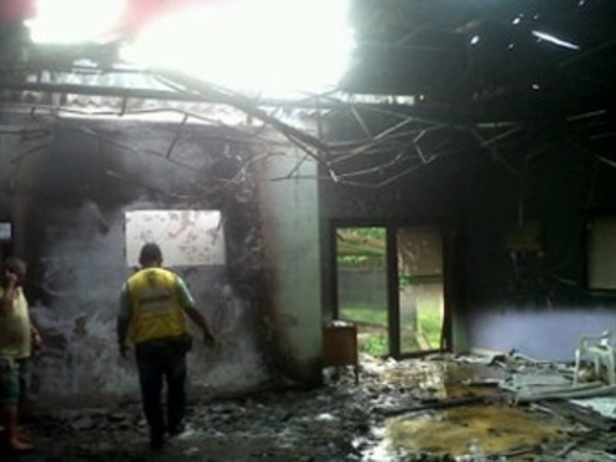 Campesinos comenzaron a quemar oficinas públicas en el Catatumbo
