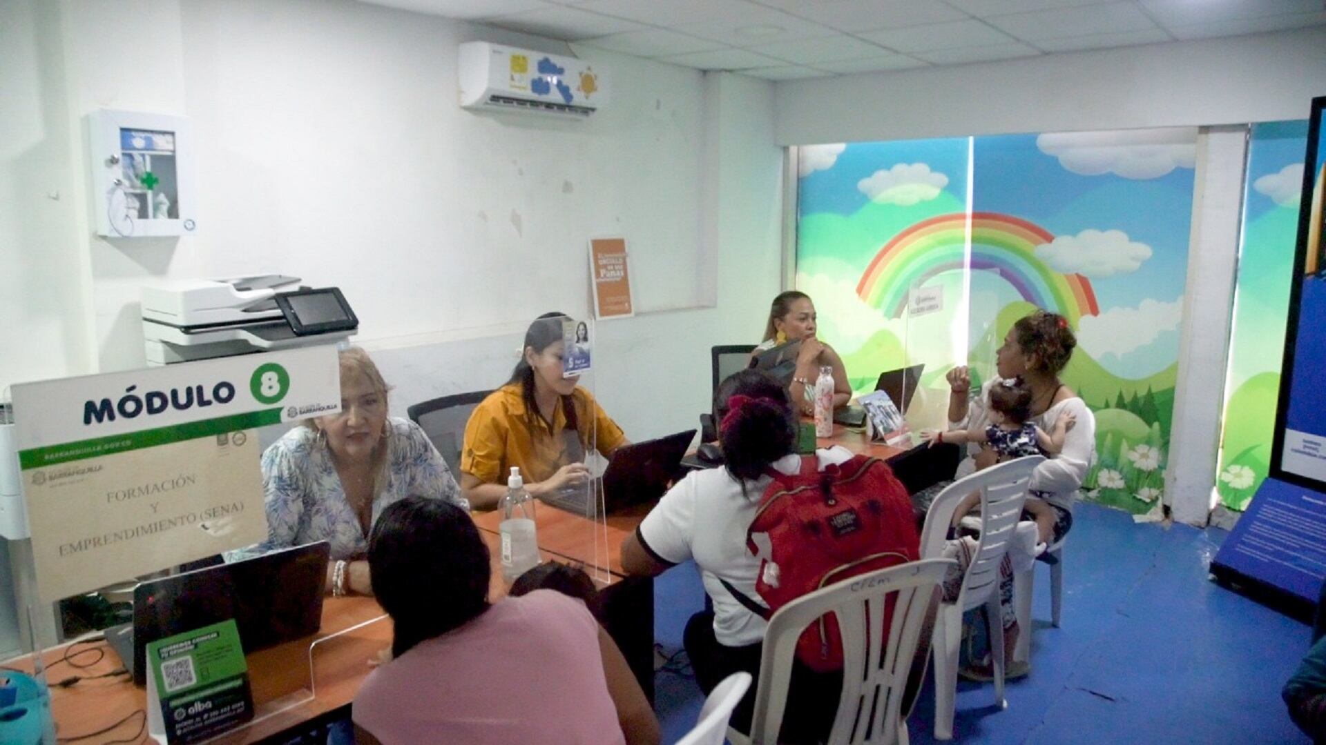 Atención a migrantes  - Cortesía Alcaldía