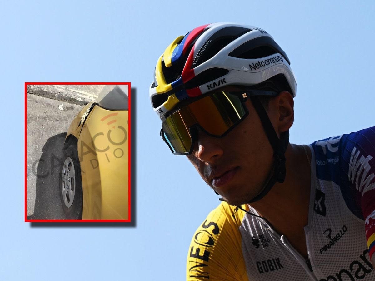 Taxista señala a Egan Bernal de chocar su carro y no responder: ¿quién tuvo la culpa?