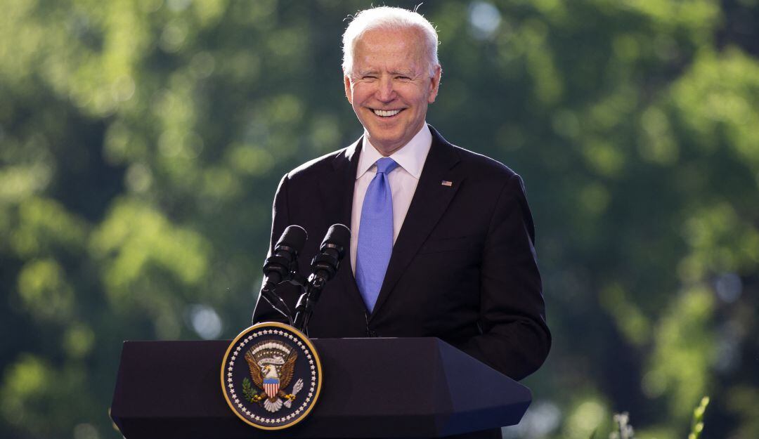 El presidente estadounidense, Joe Biden, tras su reunión con el presidente ruso, Vladimir Putin.