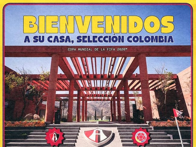 Atlas le dio la bienvenida a la Selección Colombia a su sede de entrenamientos de cara al Mundial / Atlas