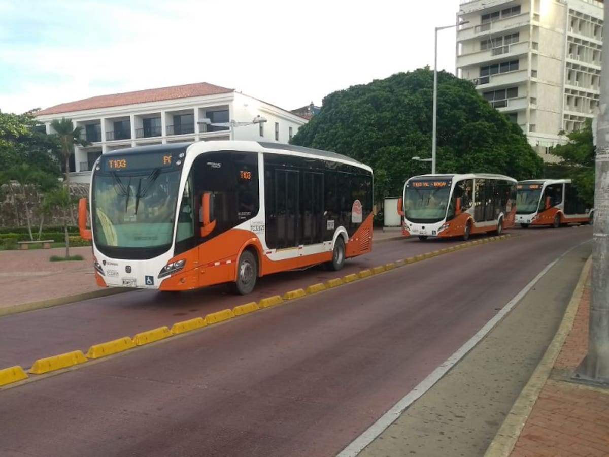 Transcaribe amplía horarios de servicio en Cartagena