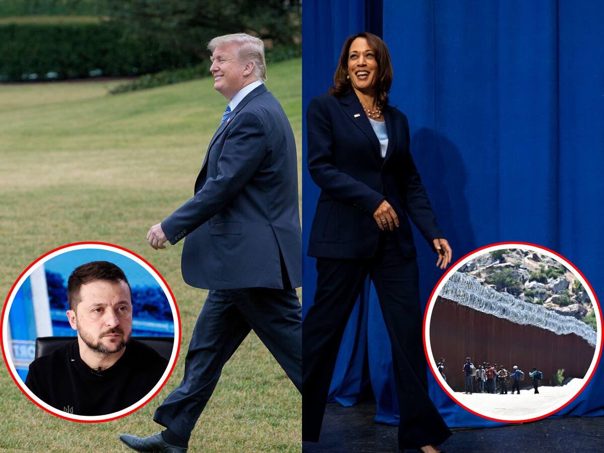 Trump se reúne con Zelensky y Kamala viaja a la frontera sur de EE.UU.