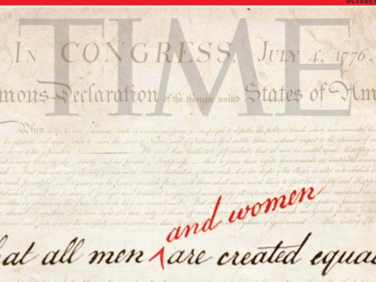 ¿Llegará la igualdad entre hombres y mujeres? Se pregunta Time