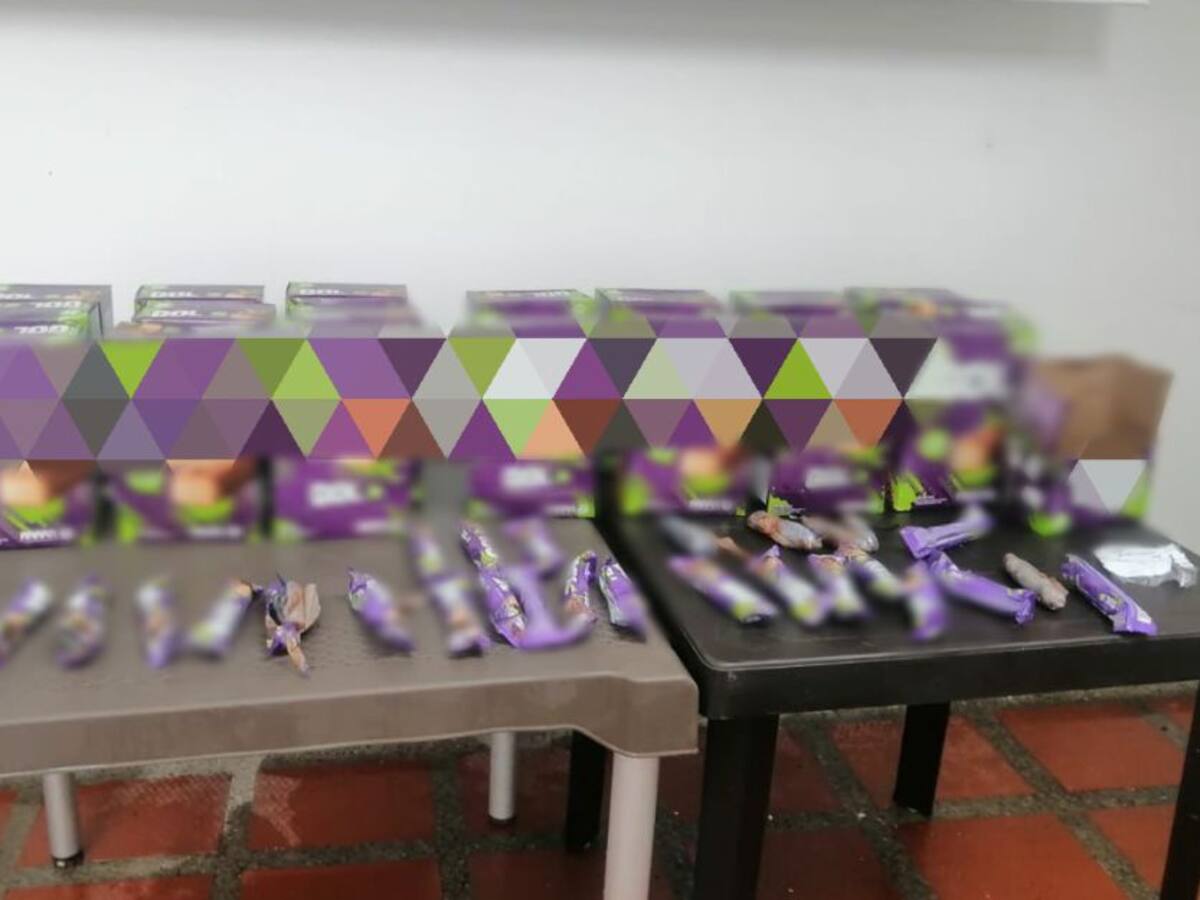 Incautan más de 400 paquetes de 'narco-chocolate' en el Cortissoz