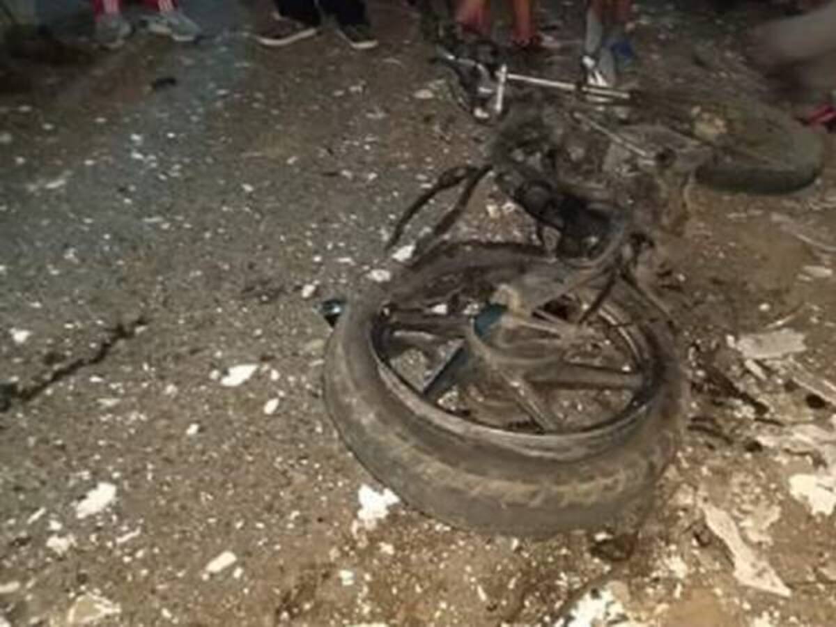 Una vez más, estallan moto con explosivos contra policía en el Cauca
