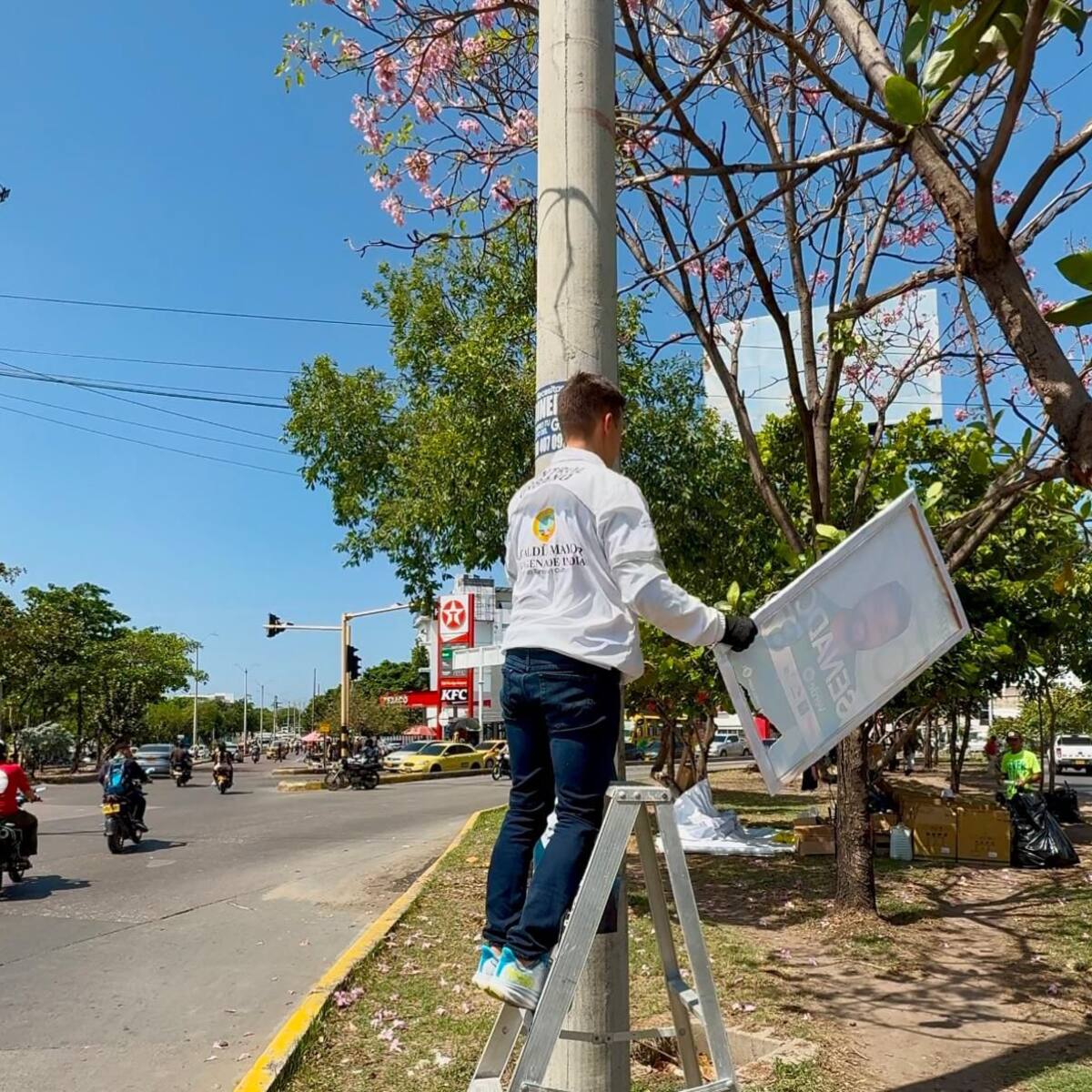 Control Urbano desmontó más de 180 elementos de publicidad política instalados de manera irregular