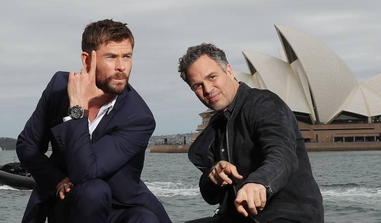 Chris Hemsworth y Mark Ruffalo.