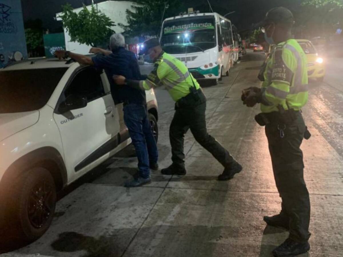 Sorprenden a cinco conductores borrachos durante velitas en Barranquilla
