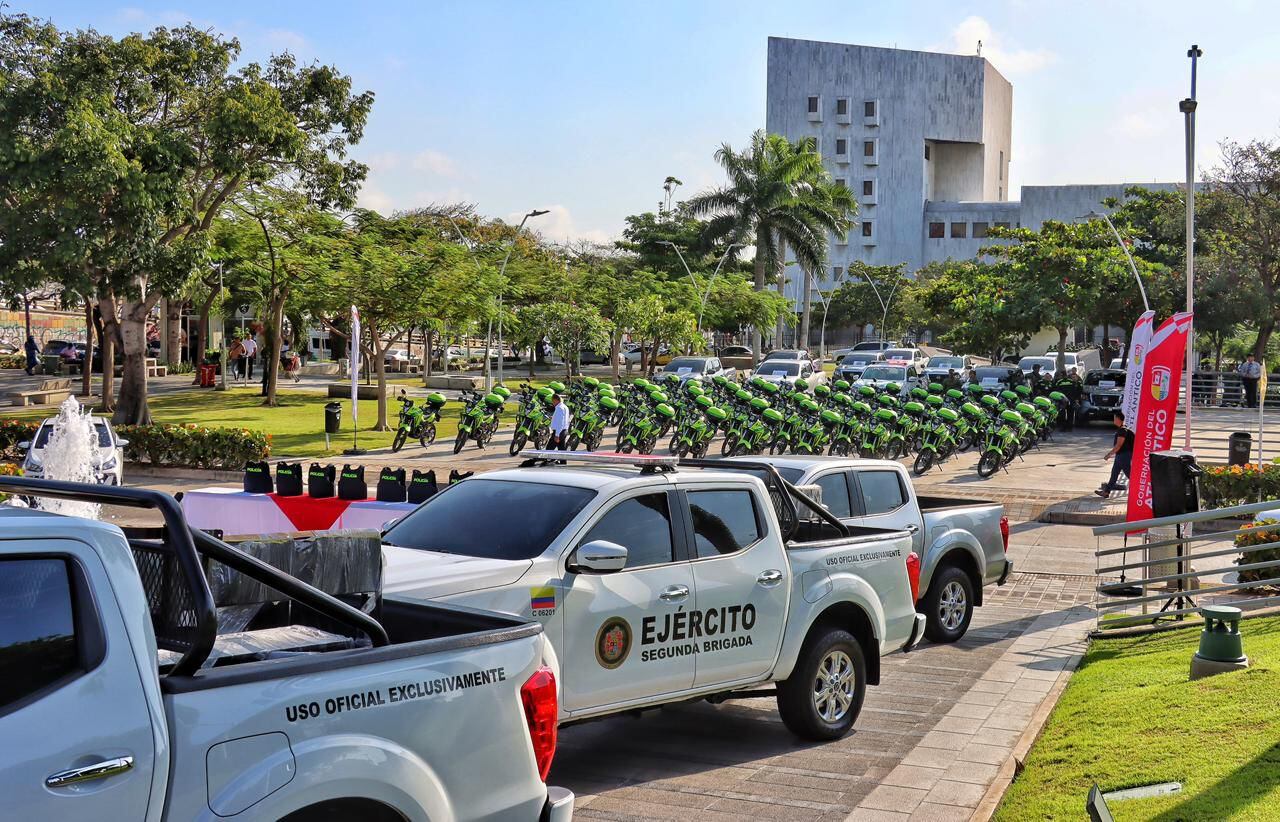 Equipos entregados por la Gobernación: Foto cortesía de la Gobernación del Atlántico.