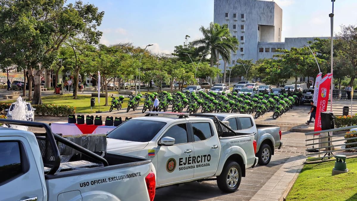 Más seguridad en Atlántico: $7.000 millones en dotación y 40 nuevos policías