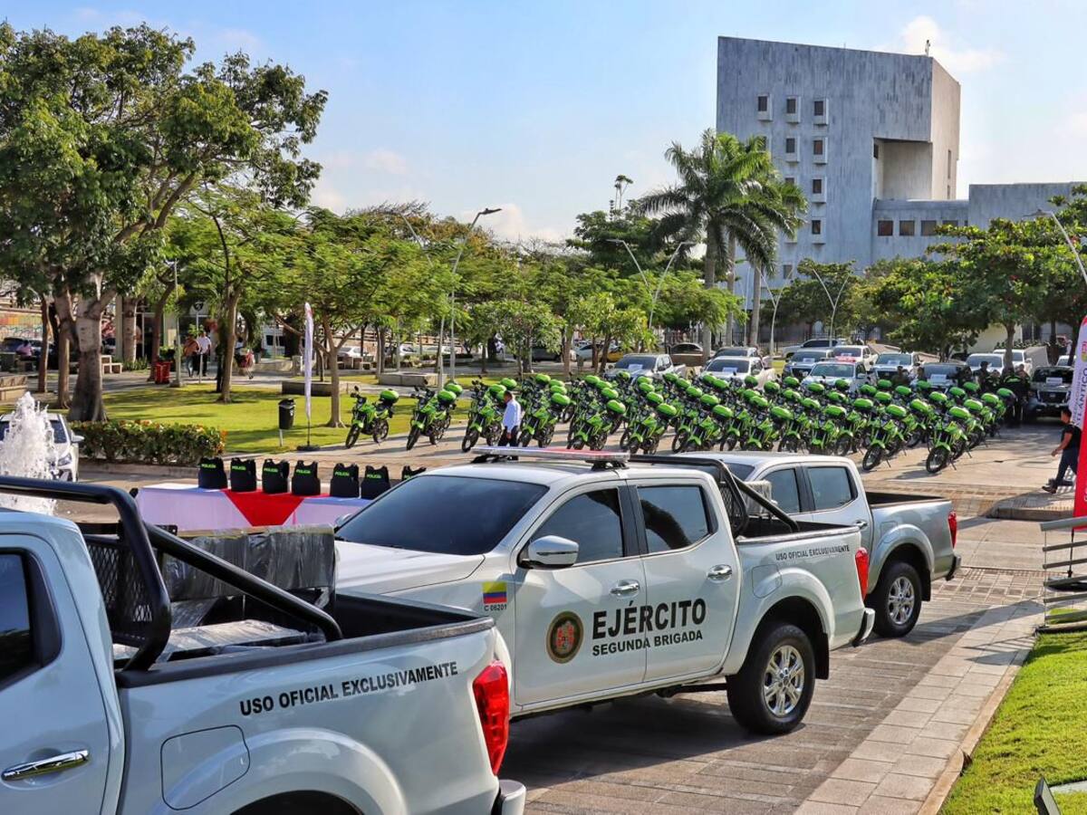 Más seguridad en Atlántico: $7.000 millones en dotación y 40 nuevos policías