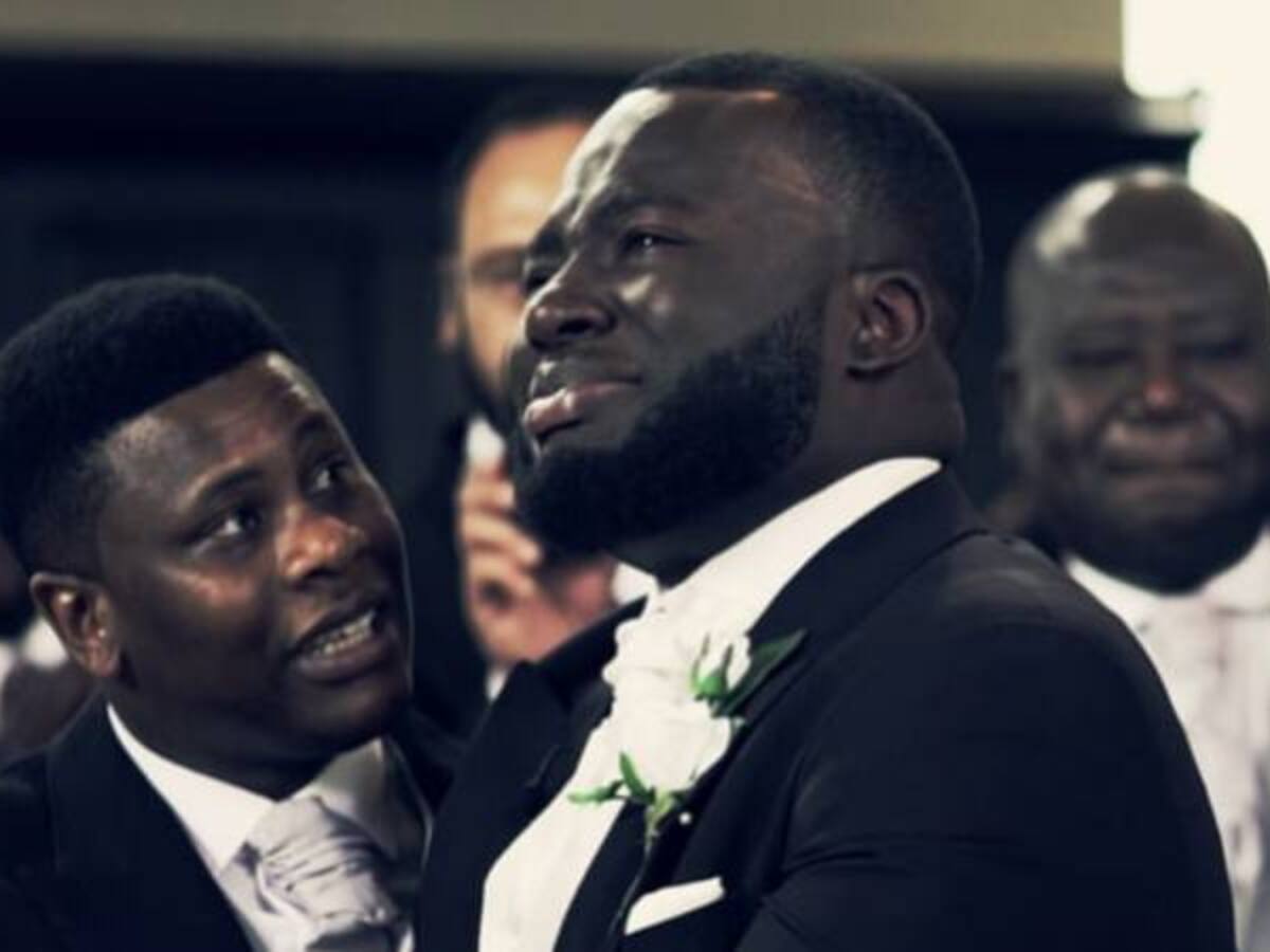 La conmovedora reacción de un hombre al ver entrar a su futura esposa hacia el altar