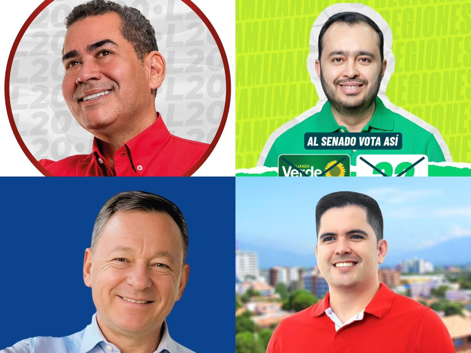 Derrotados en las elecciones al Congreso por Norte de Santander. / Foto: Redes sociales.