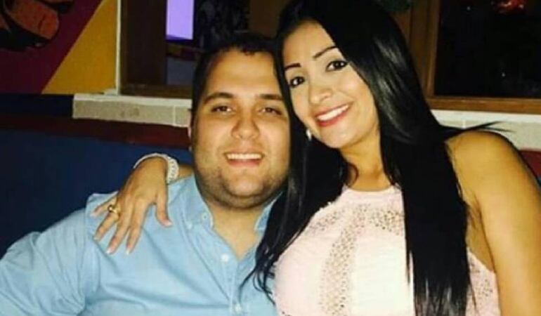 Luis Alejandro Moncada y su esposa Viviana Andrea Hernández Gacha