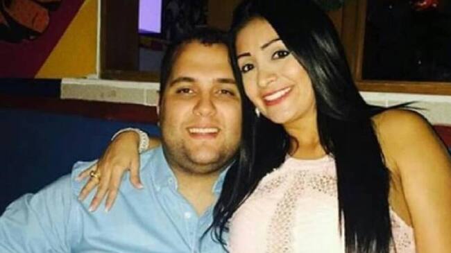 Luis Alejandro Moncada y su esposa Viviana Andrea Hernández Gacha