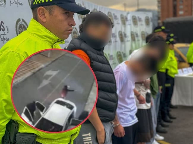 Captura de &quot;Los Toyoteros&quot;. Relacionados con 22 robos de carros en Bogotá.