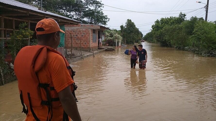 Damnificados por lluvias. Foto: Colprensa