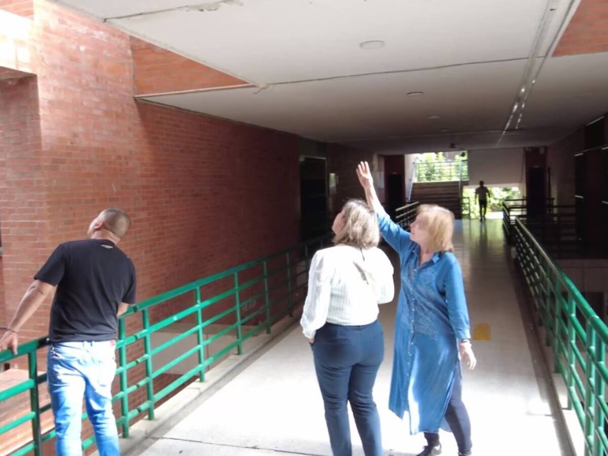 Alcaldía de Bucaramanga intervino el colegio Nacional por daños en su infraestructura