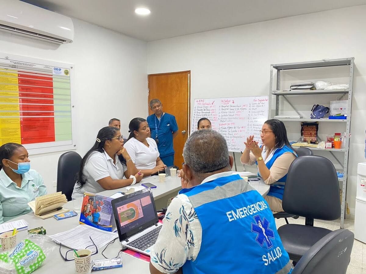 Dadis realizó evaluación a planes de emergencia en IPS de Cartagena