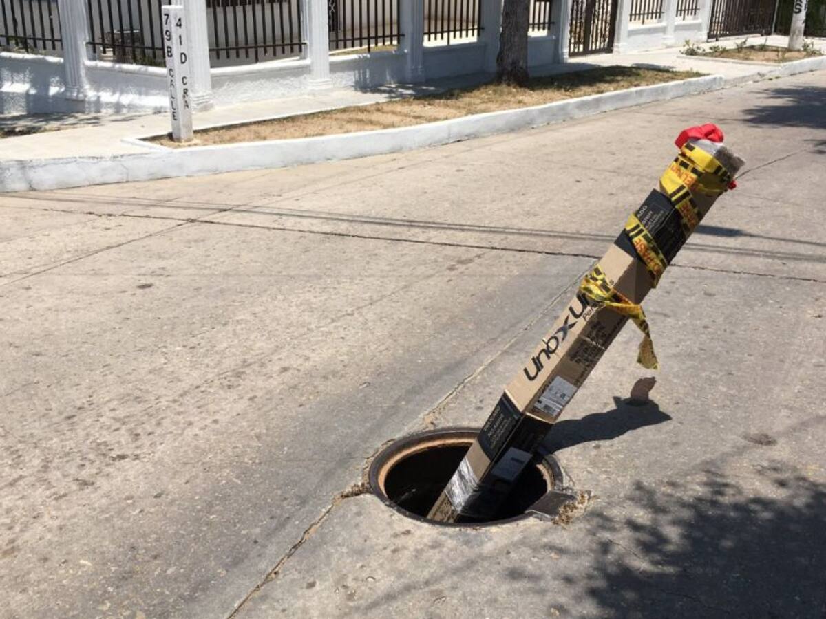 Se dispara robo de tapas de alcantarilla en Barranquilla