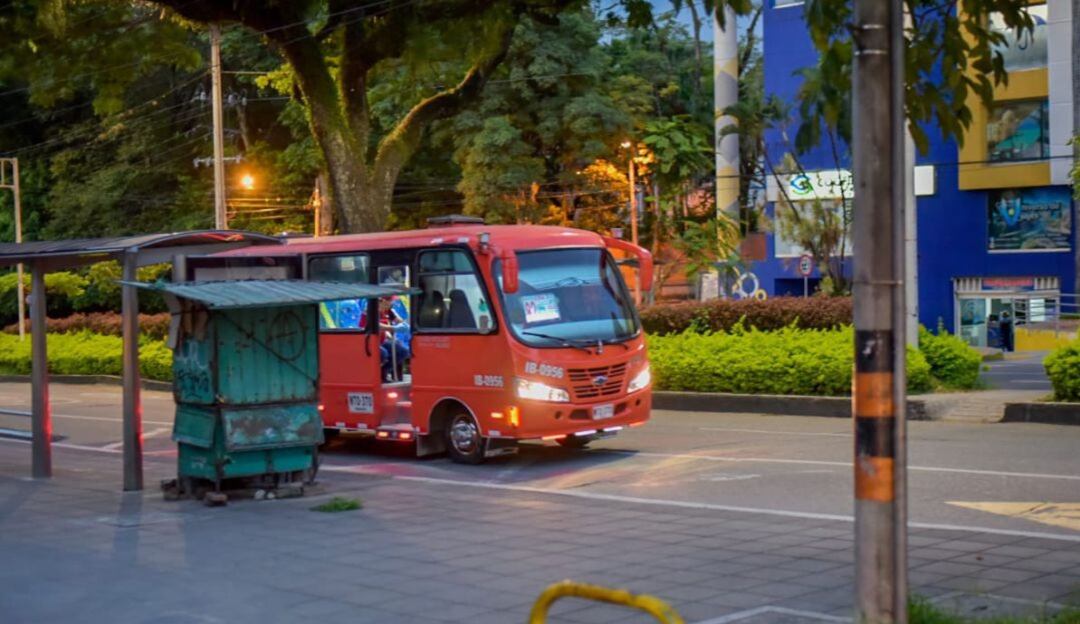 Busetas en Ibagué