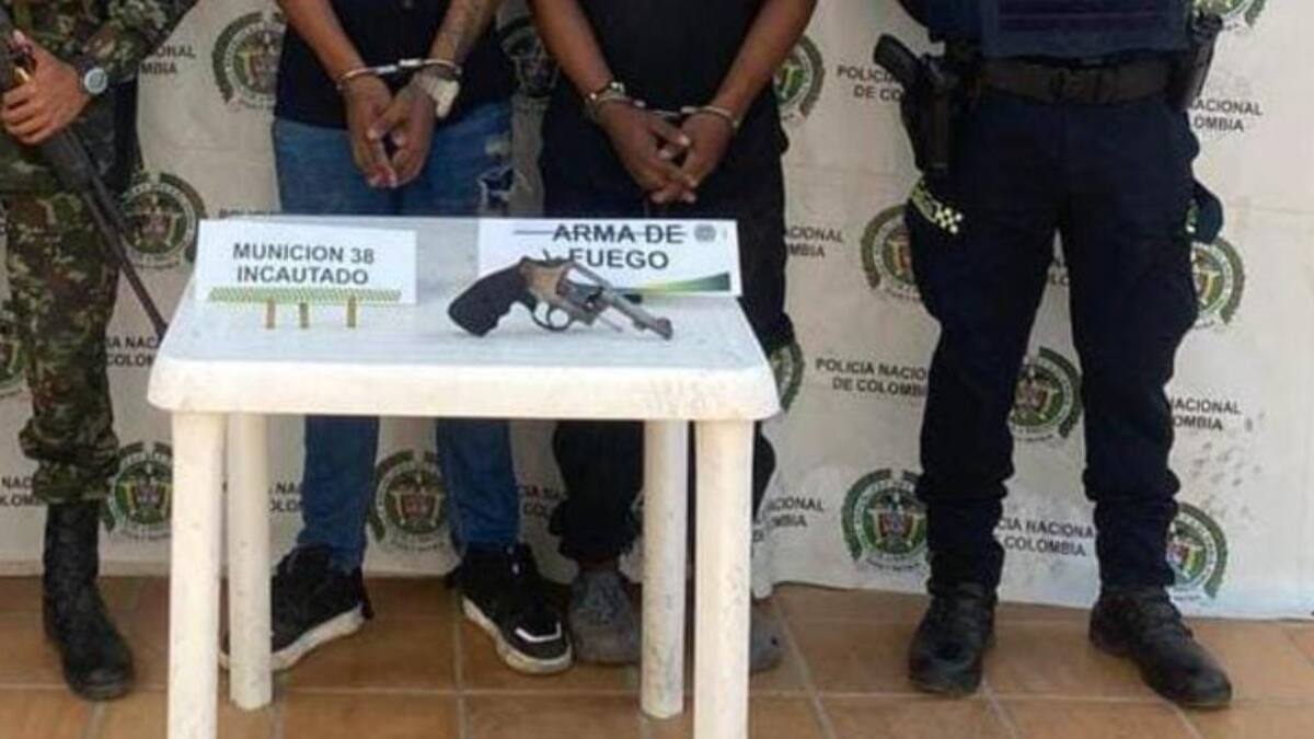Dos hombres capturados en Mompox luego de intento de hurto a mano armada