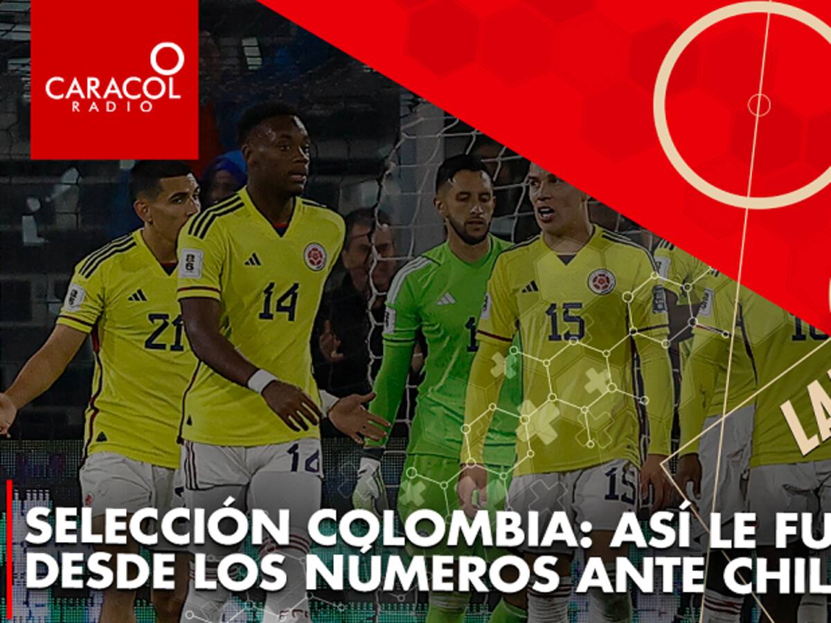 Selección Colombia: Así le fue desde los números ante Chile