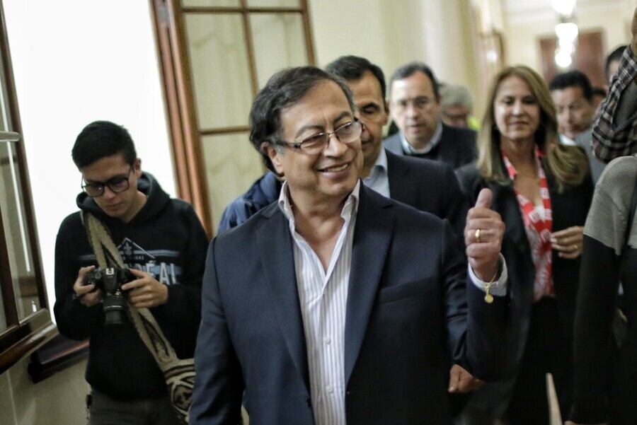 Candidato presidencial Gustavo Petro. Foto: Colprensa.
