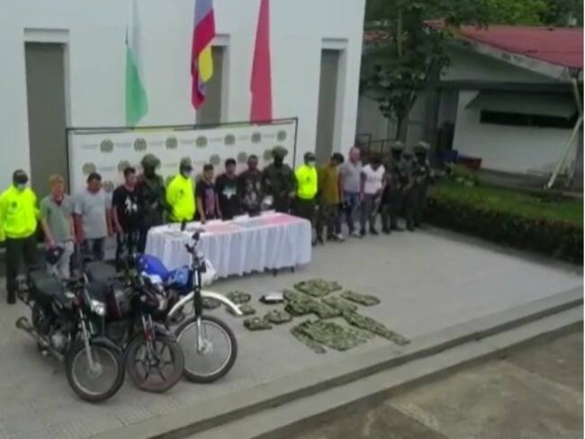 Capturados del Clan del Golfo