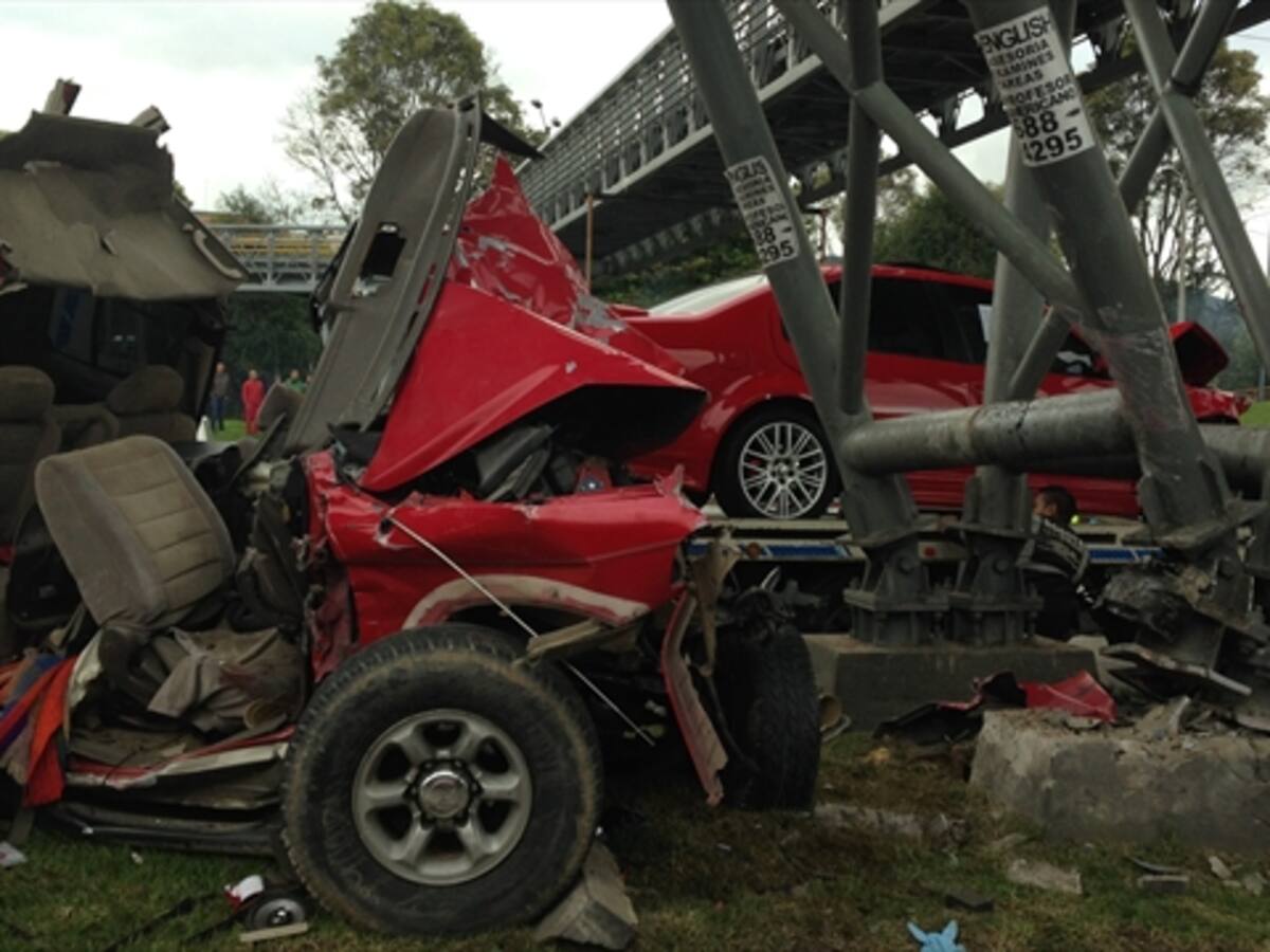 A las 2:00 de la tarde está citado el conductor de accidente en Bogotá