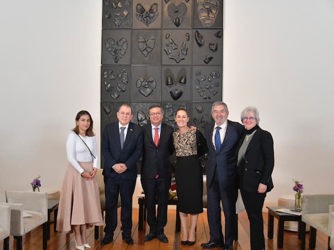 Presidente de Colombia, Gustavo Petro. Presidenta de México, Claudia Sheinbaum.